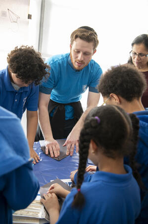 Future engineers explore aerodynamics by making paper airplanes